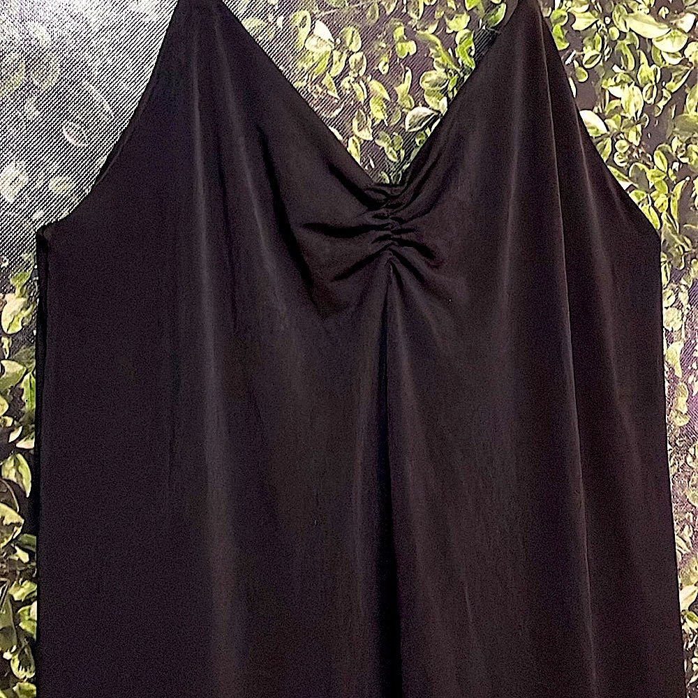 Bershka Black Sexy Sheath Midi Dress Spaghetti Strap Looks Amazing On - Picture 5 of 15